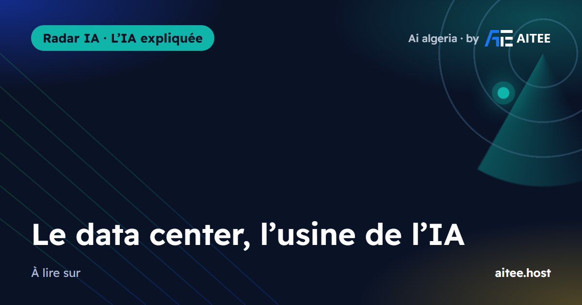 Le data center, l’usine de l’IA