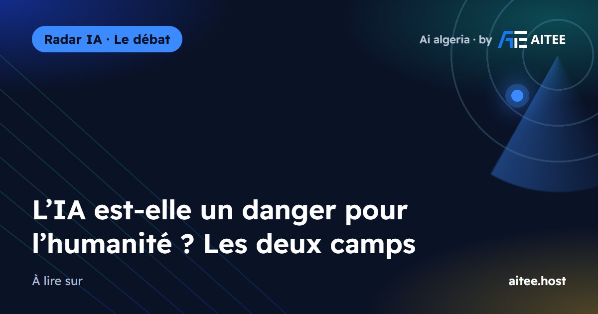 L’IA est-elle un danger pour l’humanité ? Les deux camps