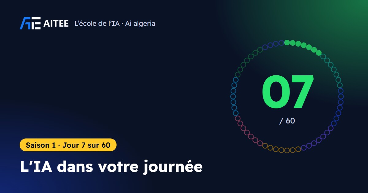 Saison 1 · Jour 7 : L’IA dans votre journée