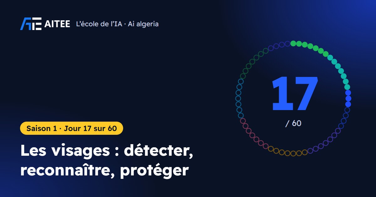Saison 1 · Jour 17 : Les visages : détecter, reconnaître, protéger