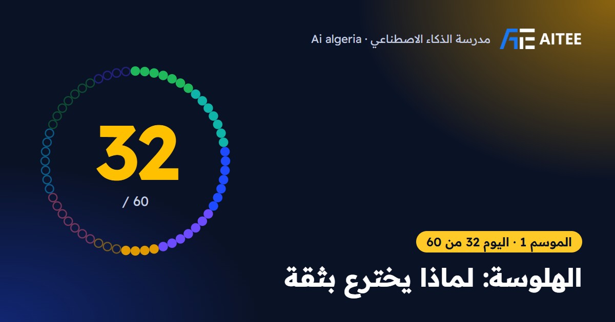 الموسم 1 · اليوم 32: الهلوسة: لماذا يخترع بثقة