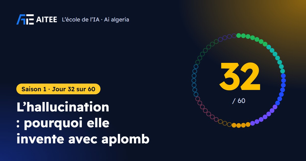 Saison 1 · Jour 32 : L’hallucination : pourquoi elle invente avec aplomb